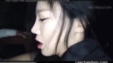 Lee Chae Dam berliur di penis yang keras dan kaku | japan
