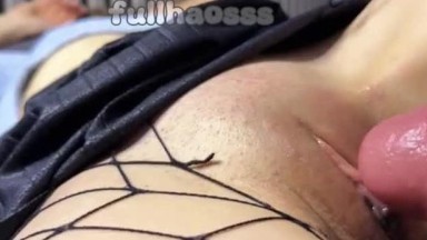 meneteskan krim basah ke dalam vagina horny dan cumshot besar | memekcantik